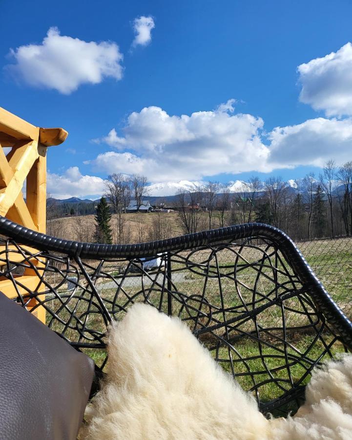 זקופאנה Goralska Chatka 3 Highland Cottage - Jacuzzi, Sauna, Split Ac, Private Parking, Mountains View מראה חיצוני תמונה