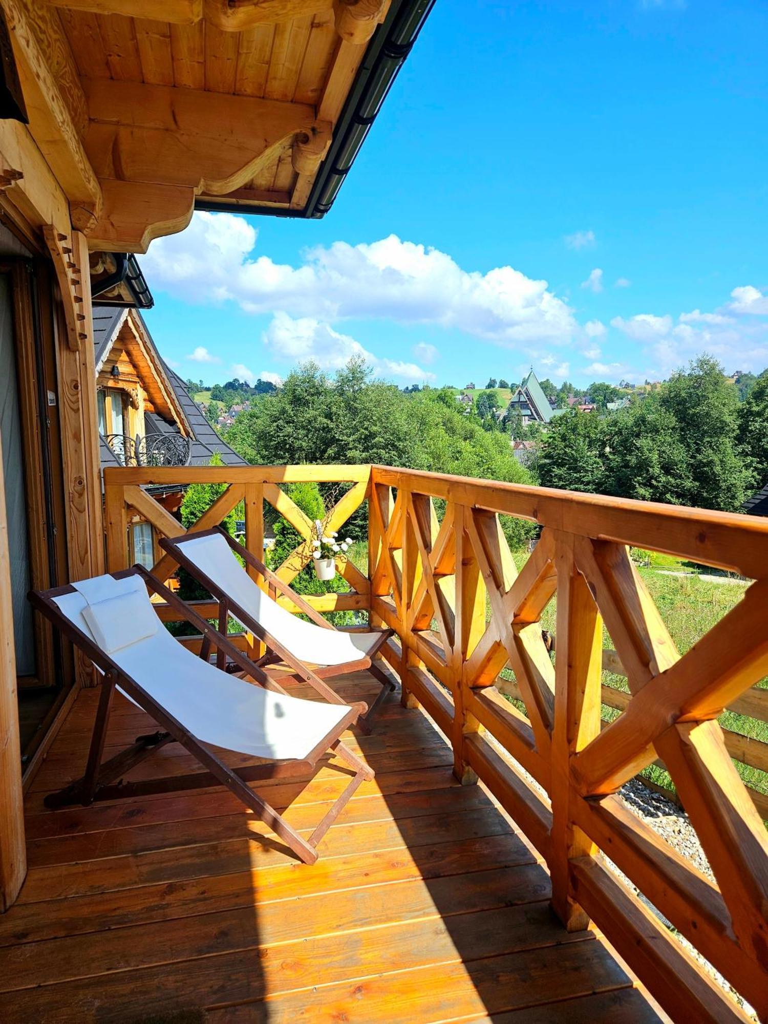 זקופאנה Goralska Chatka 3 Highland Cottage - Jacuzzi, Sauna, Split Ac, Private Parking, Mountains View מראה חיצוני תמונה