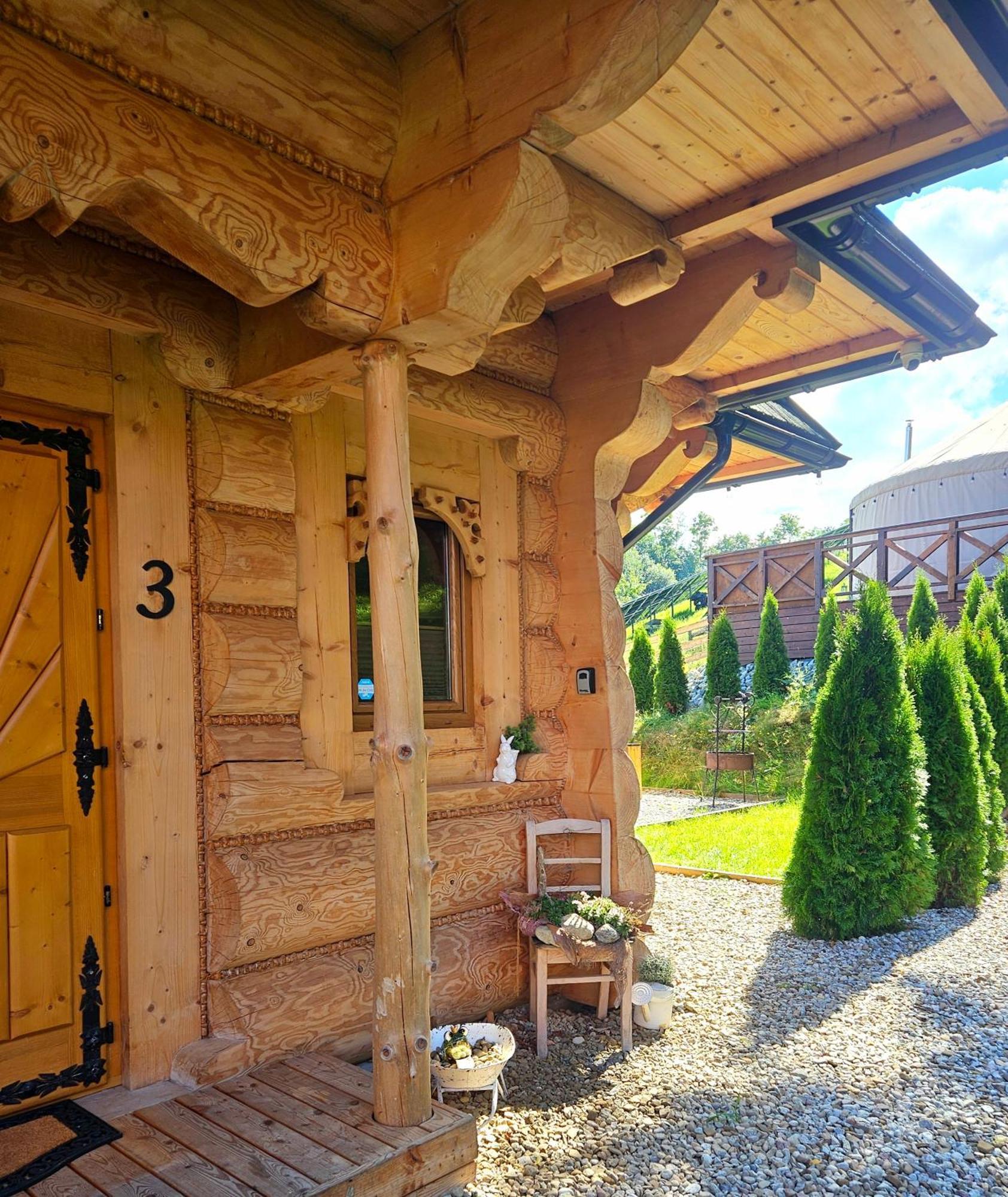 זקופאנה Goralska Chatka 3 Highland Cottage - Jacuzzi, Sauna, Split Ac, Private Parking, Mountains View מראה חיצוני תמונה
