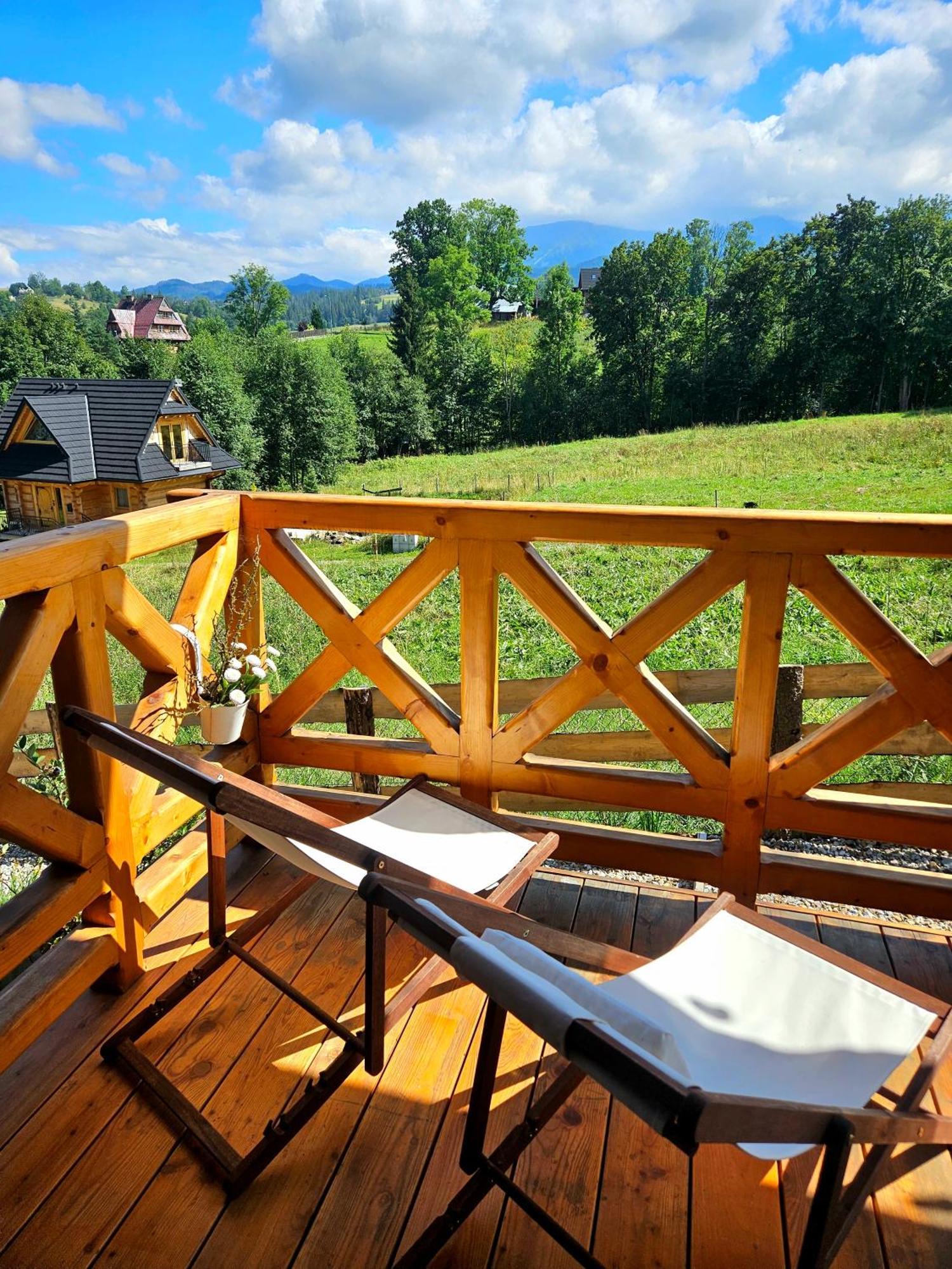 זקופאנה Goralska Chatka 3 Highland Cottage - Jacuzzi, Sauna, Split Ac, Private Parking, Mountains View מראה חיצוני תמונה